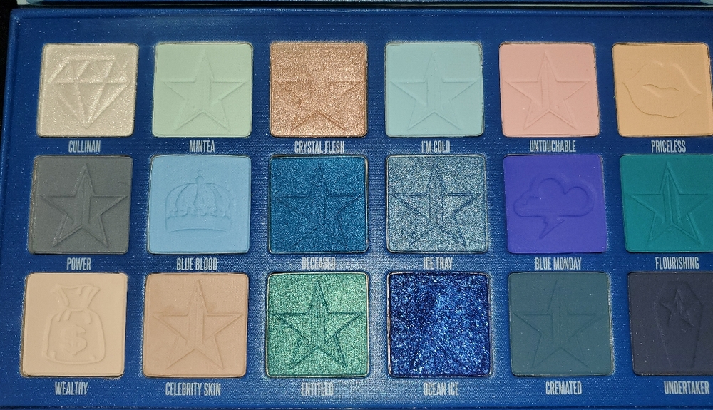 Blue blood eyeshadow palette